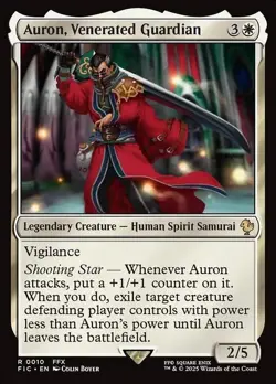 Magic The Gathering MTG AURON, VENERATED GUARDIAN Final Fantasy NM Near Mint - Image 2