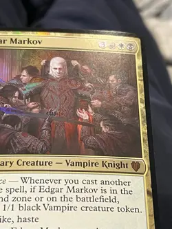 MTG EDGAR MARKOV   "OVERSIZE/JUMBO"   MYTHIC FOIL  #036/309 COMMANDER 2017 - Image 16