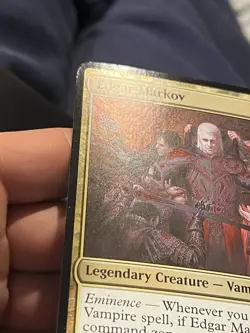 MTG EDGAR MARKOV   "OVERSIZE/JUMBO"   MYTHIC FOIL  #036/309 COMMANDER 2017 - Image 2