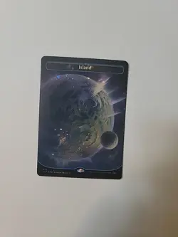 Magic The Gathering Unfinity Galaxy Foil Island #492 NM-MT OC3318 - Image 1