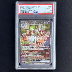 PSA 10 Ralts Kirlia Gardevoir Evolution Line Set JP sv1S AR SAR Pokemon Card - Image 10