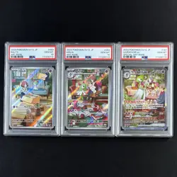 PSA 10 Ralts Kirlia Gardevoir Evolution Line Set JP sv1S AR SAR Pokemon Card - Image 2