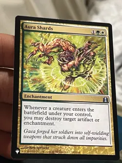 MTG Magic: The List: Aura Shards - CMD Reprint #182/318 Uncommon - NM - Image 1