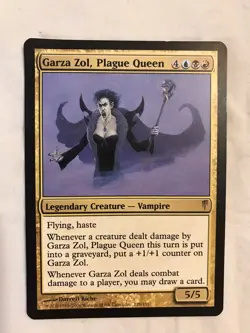 Garza Zol, Plague Queen Commander EDH Vampire deck 100 card Hostile Hostel Clasp - Image 8