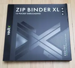 Vault X Exo-Tec XL - Black 12 Pocket Zip Binder - Fits 624 Cards - New - Image 1
