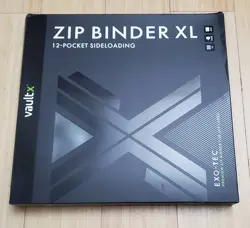 Vault X Exo-Tec XL - Black 12 Pocket Zip Binder - Fits 624 Cards - New - Image 4