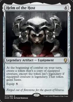 1 x Helm of the Host - Dominaria - Light Play - MTG - Image 1