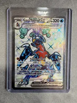 Pokemon TCG: Garchomp ex 219/182 Sv04: Paradox Rift Full Art Holo MINT - Image 1