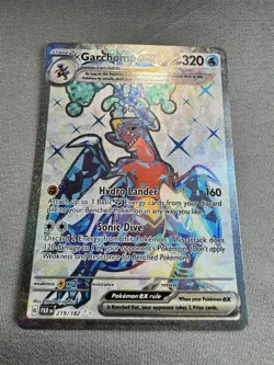 Pokemon TCG: Garchomp ex 219/182 Sv04: Paradox Rift Full Art Holo MINT - Image 7