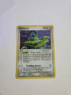 Pokemon TCG Rayquaza EX Deoxys 22/107 Regular Non Holo Rare Card - Image 1