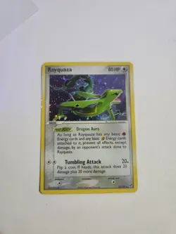 Pokemon TCG Rayquaza EX Deoxys 22/107 Regular Non Holo Rare Card - Image 13