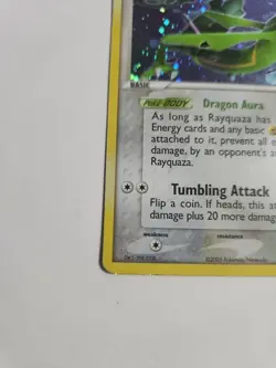 Pokemon TCG Rayquaza EX Deoxys 22/107 Regular Non Holo Rare Card - Image 3