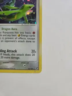 Pokemon TCG Rayquaza EX Deoxys 22/107 Regular Non Holo Rare Card - Image 4