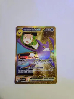 Pokemon TCG Destined Rivals Team Rocket's Crobat EX 242/182 Gold Rare Near Mint - Image 13