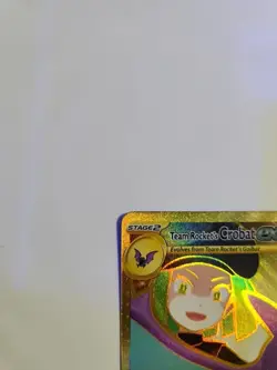 Pokemon TCG Destined Rivals Team Rocket's Crobat EX 242/182 Gold Rare Near Mint - Image 14
