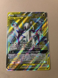 Pokemon - Arceus & Dialga & Palkia GX 220/236 Cosmic Eclipse Full Art - MINT - Image 7