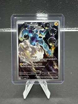 Pokemon Black Bolt Promo Thundurus #209 SVP EN Black Star Promo - Image 3