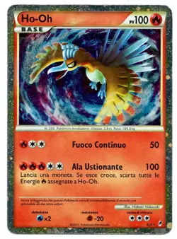Pokemon Ho-Oh Shiny Holo (ITA) SL5 - Call of Legends EXC/PLAYED - Image 1