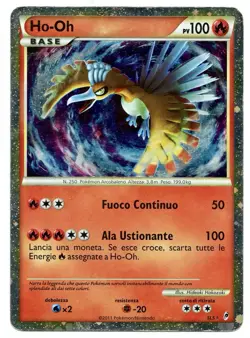 Pokemon Ho-Oh Shiny Holo (ITA) SL5 - Call of Legends EXC/PLAYED - Image 3