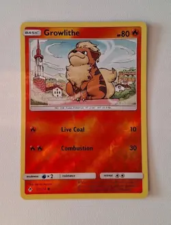 Growlithe 21/214 – Reverse Holo (Common) – Pokémon Unbroken Bonds 2019. NM. - Image 1