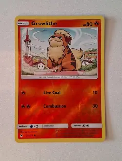 Growlithe 21/214 – Reverse Holo (Common) – Pokémon Unbroken Bonds 2019. NM. - Image 3