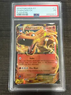 2014 Pokemon XY Charizard EX Flashfire - PSA 1 PR - Image 1