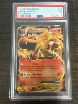 2014 Pokemon XY Charizard EX Flashfire - PSA 1 PR - Image 3