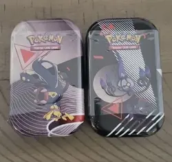 Pokemon Scarlet & Violet Black Bolt & White Flare 2X MINI TIN Lot Factory Sealed - Image 3