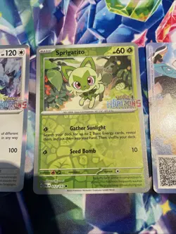 Pokemon TCG Terapagos & Sprigatito 161/191 012/193 Horizons Promo EB Games Mint - Image 8