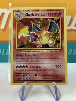 Charizard #11 Holo Rare Pokemon 2016 XY Evolutions LP - Image 3