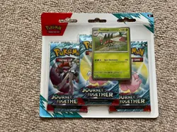 Pokémon TCG Scarlet & Violet—Journey Together 3-Pack Blister – Yanmega 3 Boos... - Image 1