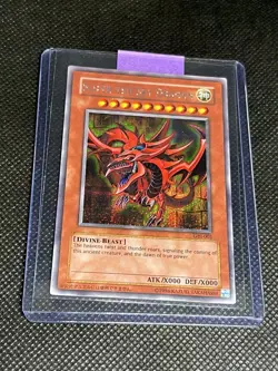 Yu-Gi-Oh! TCG - Slifer the Sky Dragon GBI-001 Secret Rare GBA Promo VLP LP - Image 10