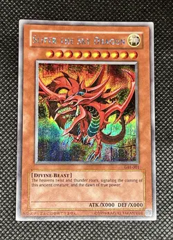 Yu-Gi-Oh! TCG - Slifer the Sky Dragon GBI-001 Secret Rare GBA Promo VLP LP - Image 6