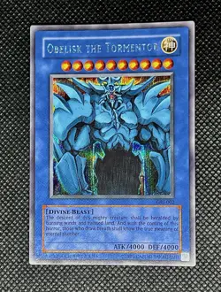 Yugioh Obelisk the Tormentor GBI 002 Limited Edition Secret Rare LP - Image 8