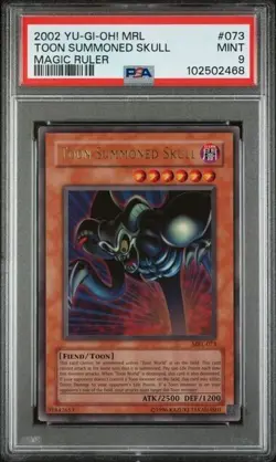 Toon Summoned Skull MRL-073 Magic Ruler Unlimited Yugioh PSA 9 - Image 3
