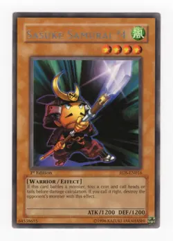 Sasuke Samurai #4 - RDS-EN016 - Ultimate Rare - 1st Edition YUIGIOH - Image 3