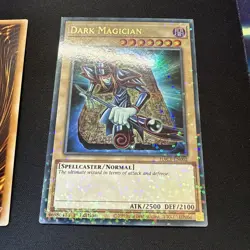 YUGIOH BLUE EYES WHITE DRAGON & DARK MAGICIAN DUEL TERMINAL RARE HAC1-EN001 002 - Image 2