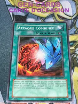 USED Yu Gi Oh Card COMBINED ATTACK DR1-FR085 GOOD A32 - Image 4