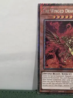 The Winged Dragon of Ra (Platinum Secret Rare) Platinum Secret Rare Quarter Ce - Image 3