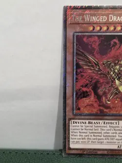 The Winged Dragon of Ra (Platinum Secret Rare) Platinum Secret Rare Quarter Ce - Image 7