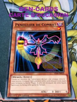 USED Yu Gi Oh COMBAT PENDULUM CARD YS18-FR019 1st Edition - Image 1