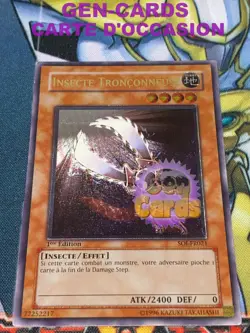 USED Yu Gi Oh INSECT TRUNCATOR CARD SOI-FR021 1st Edition ULTIMATE RARE - Image 4