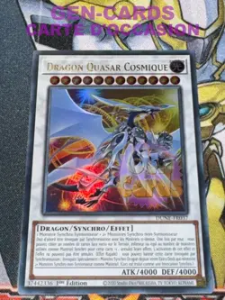Yu Gi OH COSMIC DRAGON QUASAR CARD DUNE-FR037 1st Edition - Image 1