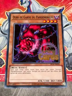 25TH Yu Gi Oh PANDEMONIUM GUARD BEAR DCR-FR058 Card - Image 1