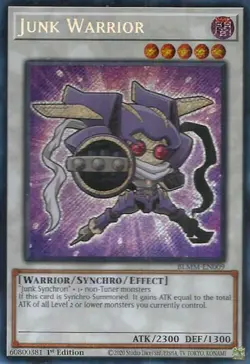 Yugioh! Junk Warrior - BLMM-EN009 - Secret Rare - 1st Edition Near Mint, English - Image 2