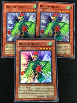 YUGIOH BIRD OF ROSES TSHD-EN018 SUPER X3 (NM) TWO ARE 1ST - Image 1
