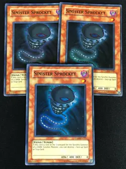 YUGIOH SINISTER SPROCKET TDGS-EN009 SUPER X3 (LP) - Image 1