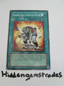 Yugioh! Indomitable Gladiator Beast CRMS-EN056 Unlimited Common Near Mint!! - Image 1