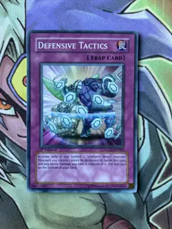 GLAS-EN083 Defensive Tactics Super Rare 1st Edition NM Yugioh Card - Image 3