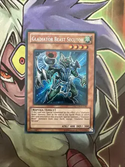 LCGX-EN240 Gladiator Beast Sectuor Secret Rare Unlimited Edition NM Yugioh Card - Image 3
